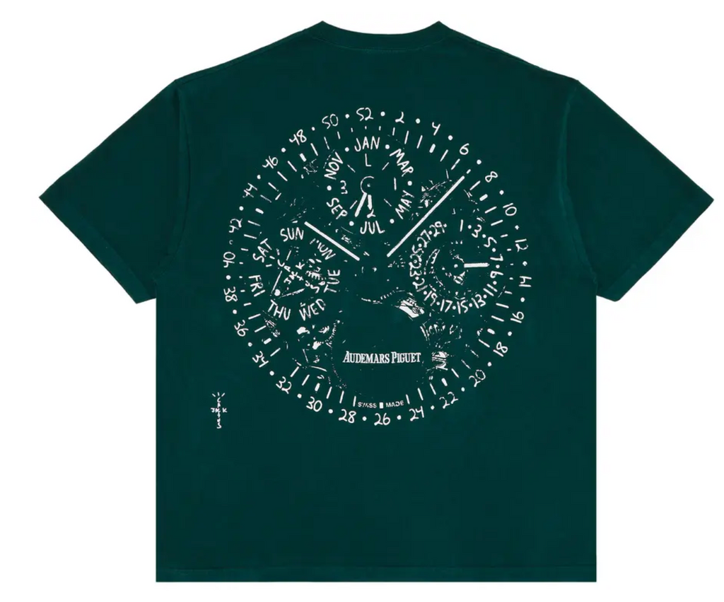 Travis Scott x Audemars Piguet Watch Face Tee 'Green'