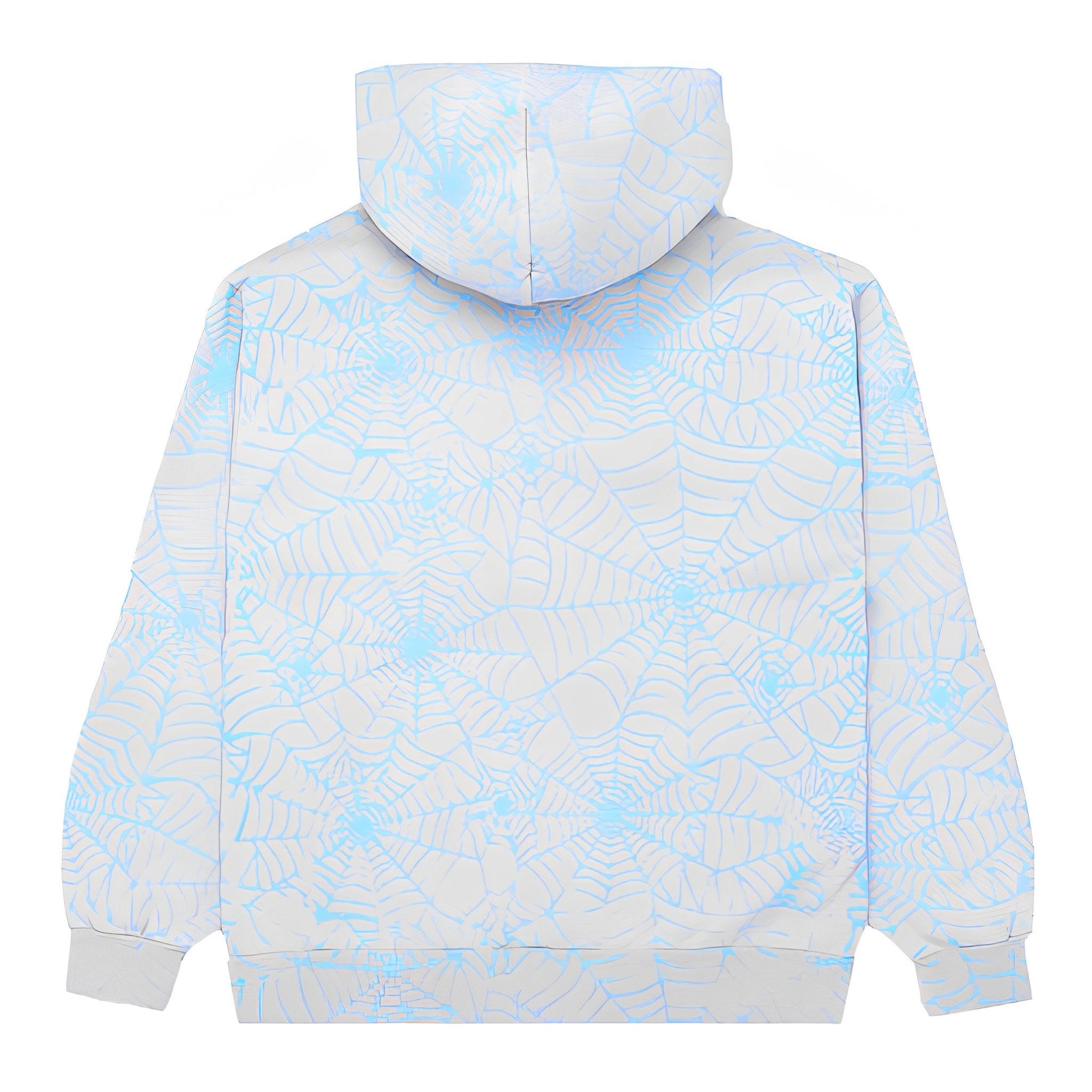 Sp5der AOP Web Hoodie “Heather Grey”