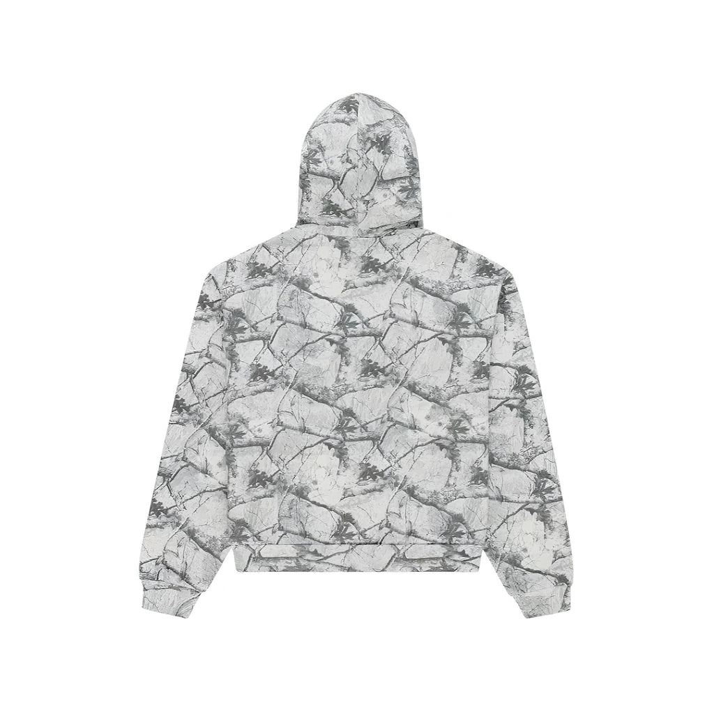 Sp5der Real Tree OG Web V2 Zip Hoodie White Camo