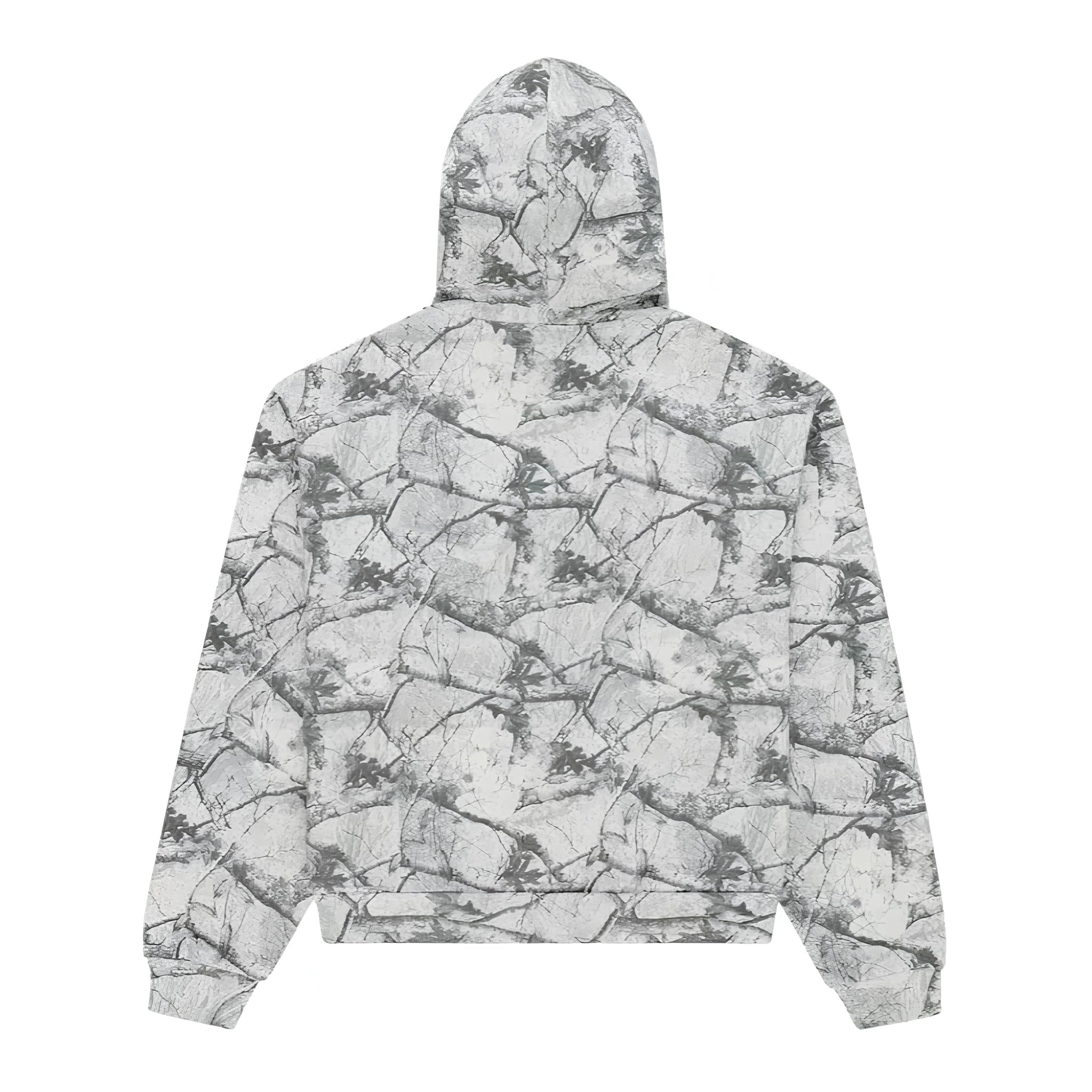 Sp5der Real Tree OG Web V2 Zip Hoodie White Camo