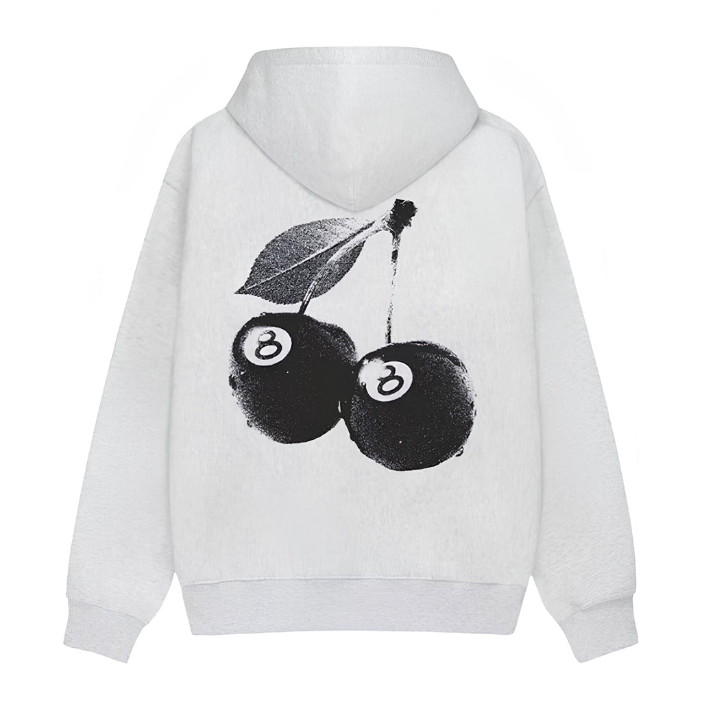 Stussy Cherries Hoodie "Ash Heather"