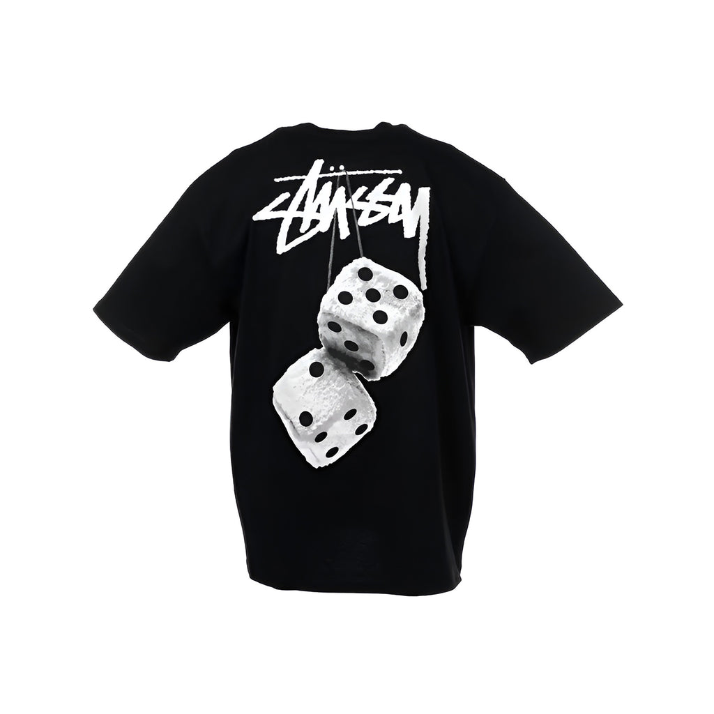Stussy Fuzzy Dice Tee Black