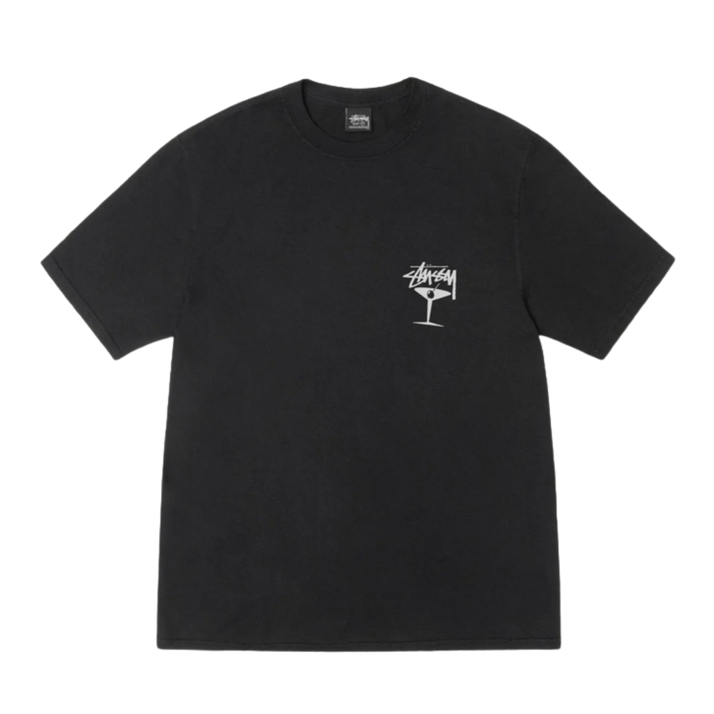 Stussy Martini Tee Dye Pigmented Black