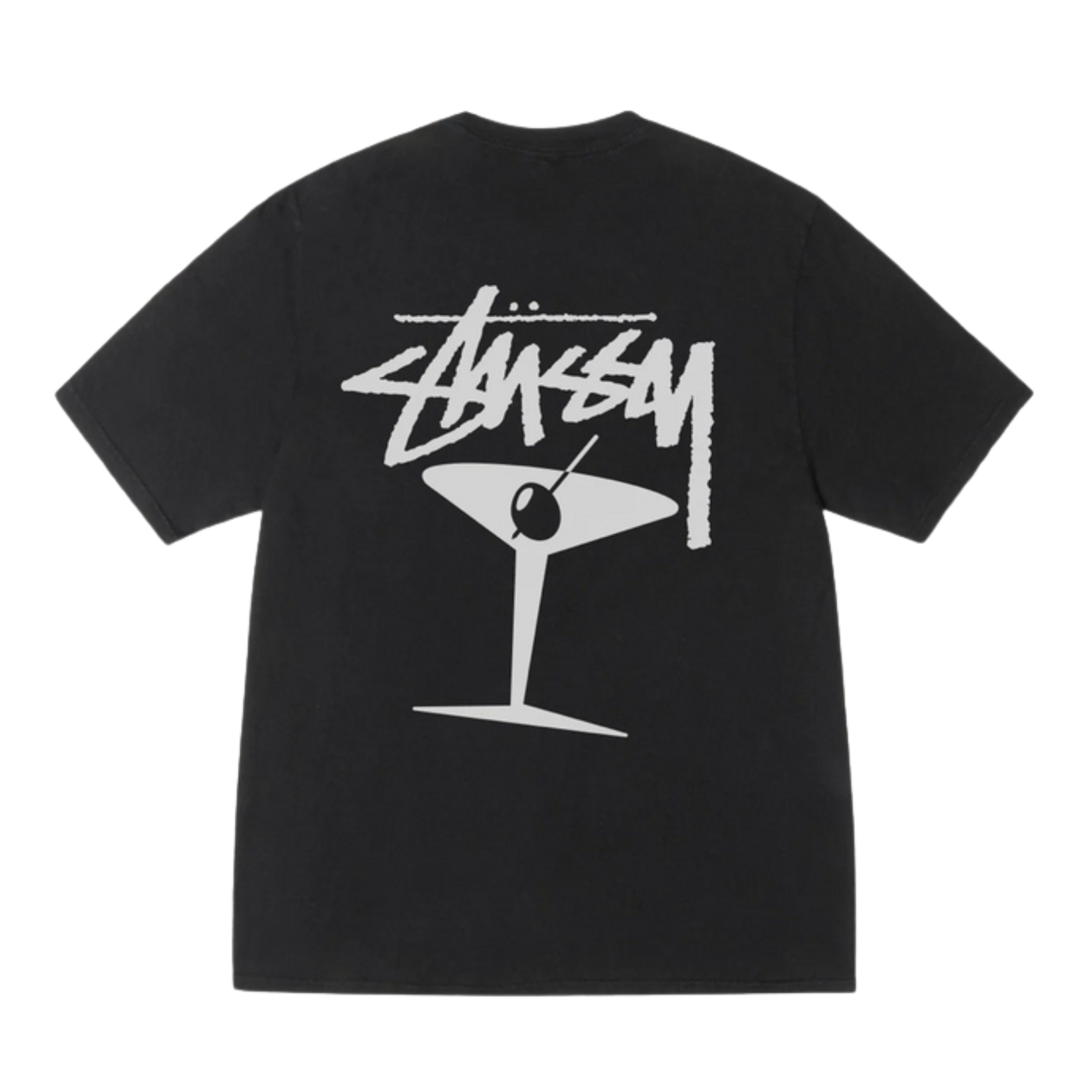 Stussy Martini Tee Dye Pigmented Black