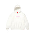 Supreme Box Logo Hooded Sweatshirt "Pink On White" (FW25)