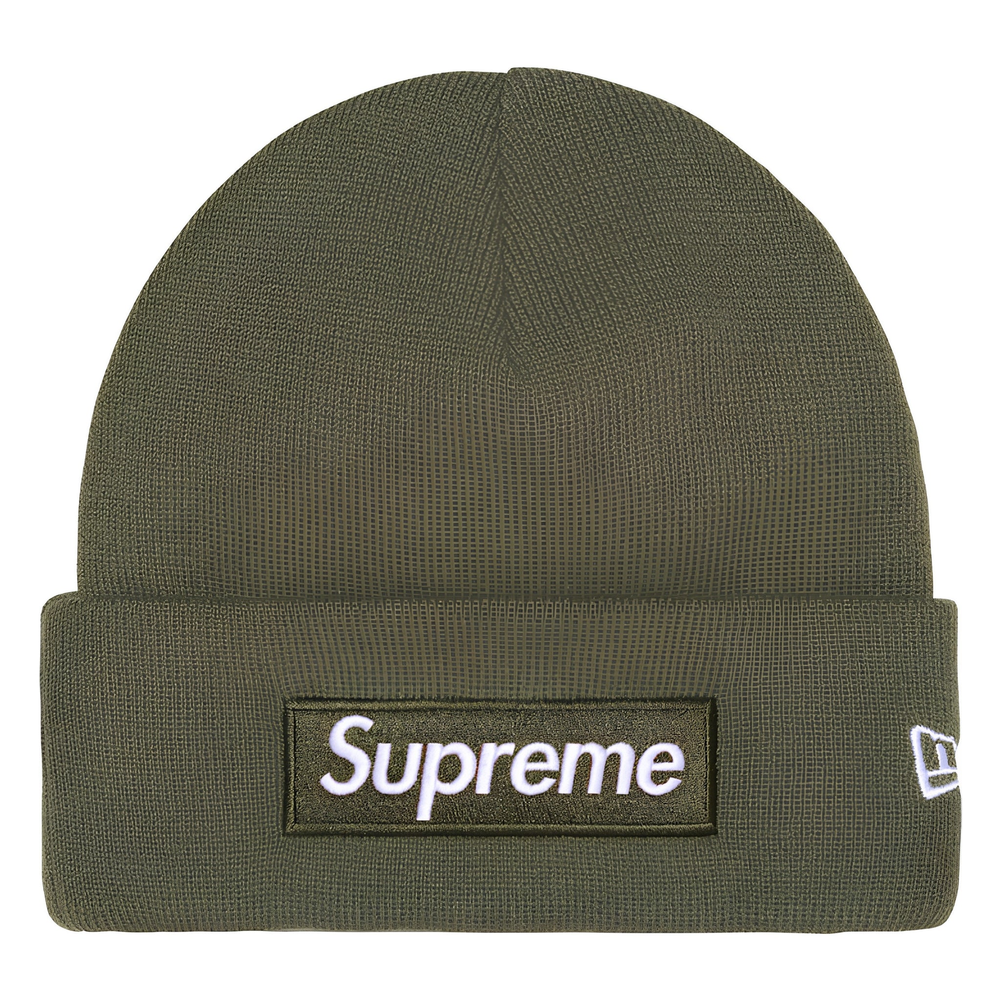Supreme New Era Box Logo Beanie (FW25) "Light Olive"