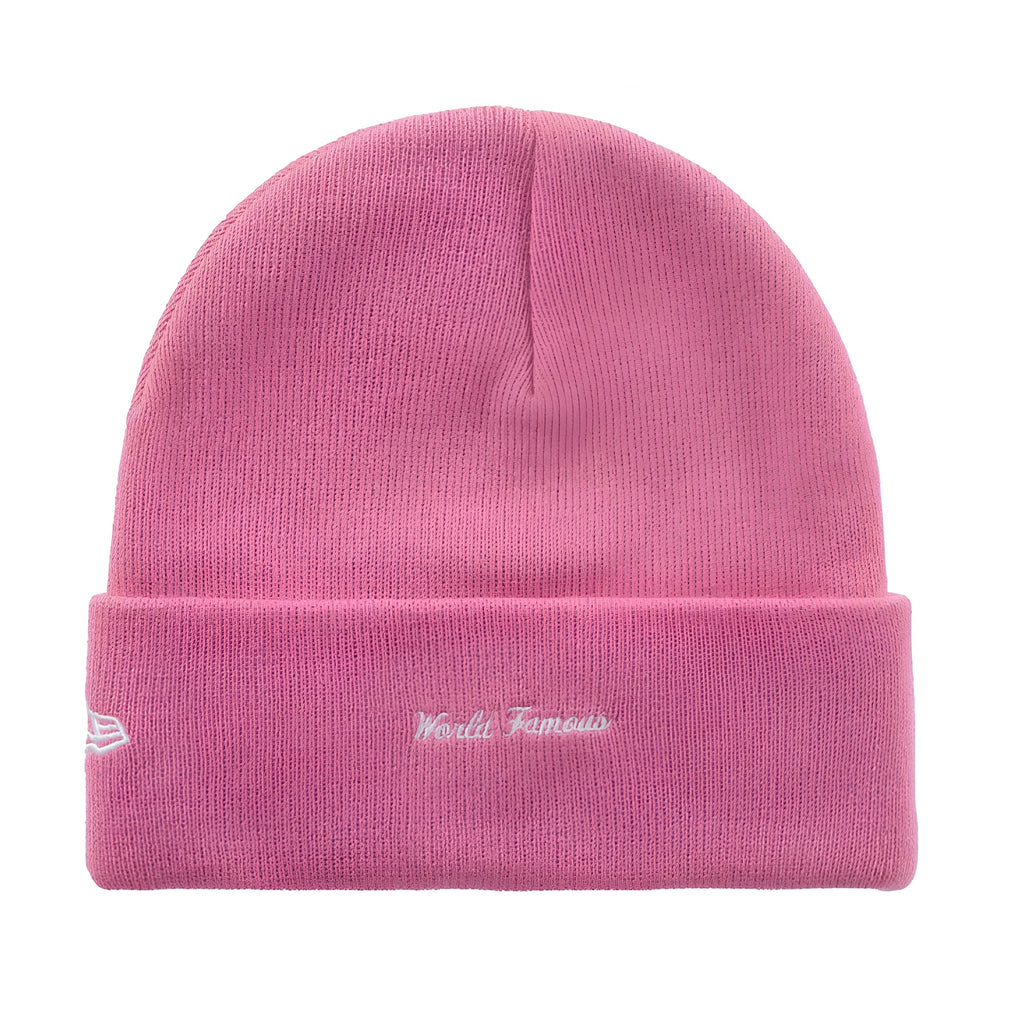 Supreme New Era Box Logo Beanie (FW25) "Magenta"