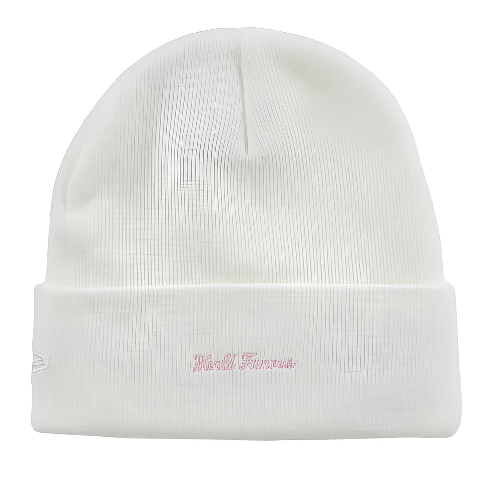 Supreme New Era Box Logo Beanie (FW25) "White/Pink"