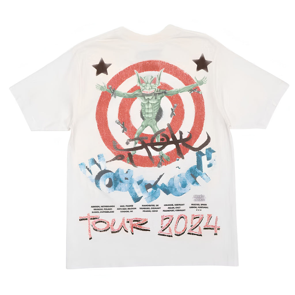 Travis Scott Utopia Circus Maximus 2023 Tour III Tee White