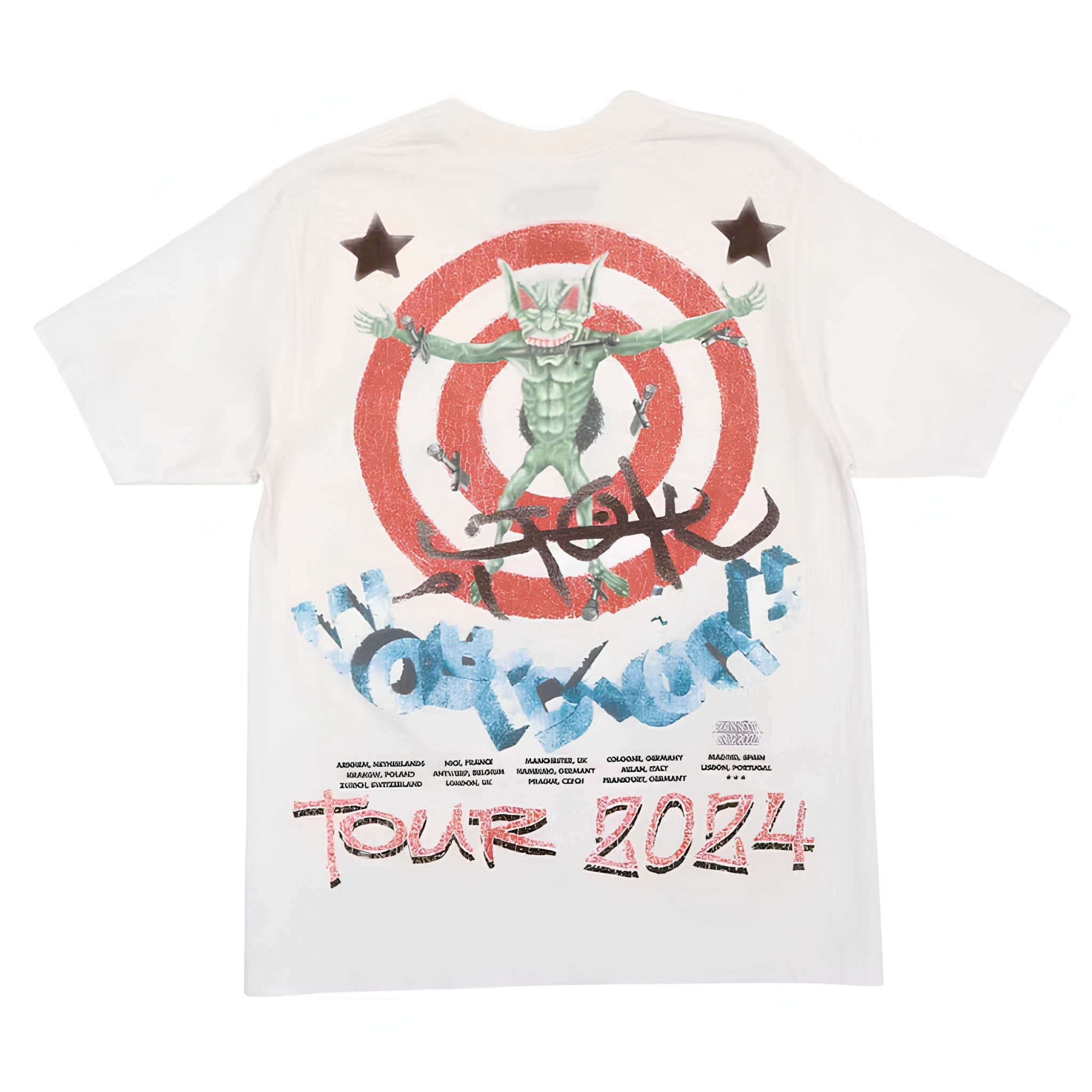 Travis Scott Utopia Circus Maximus 2023 Tour III Tee White