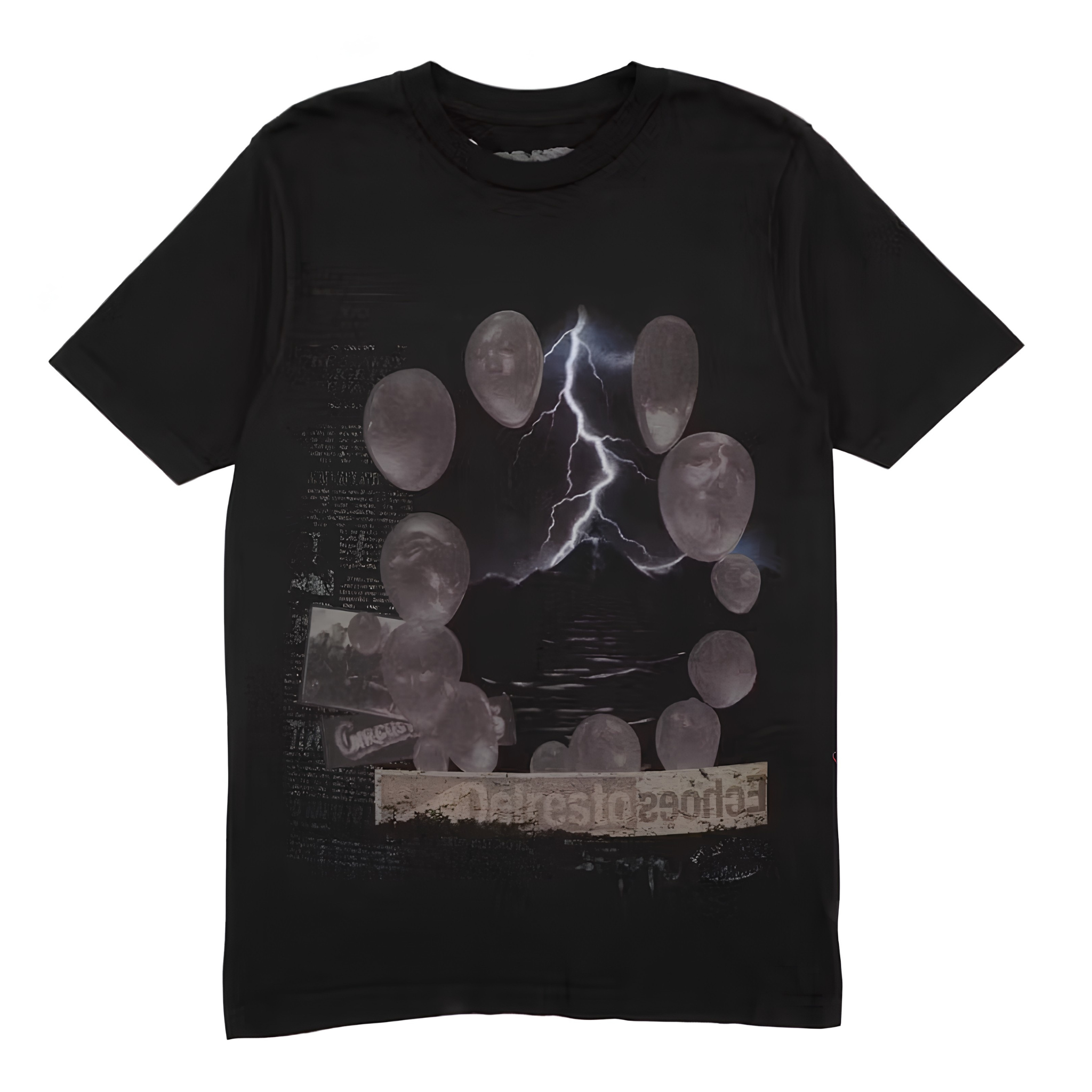Travis Scott Utopia Echoes Circus Maximus Tee Black