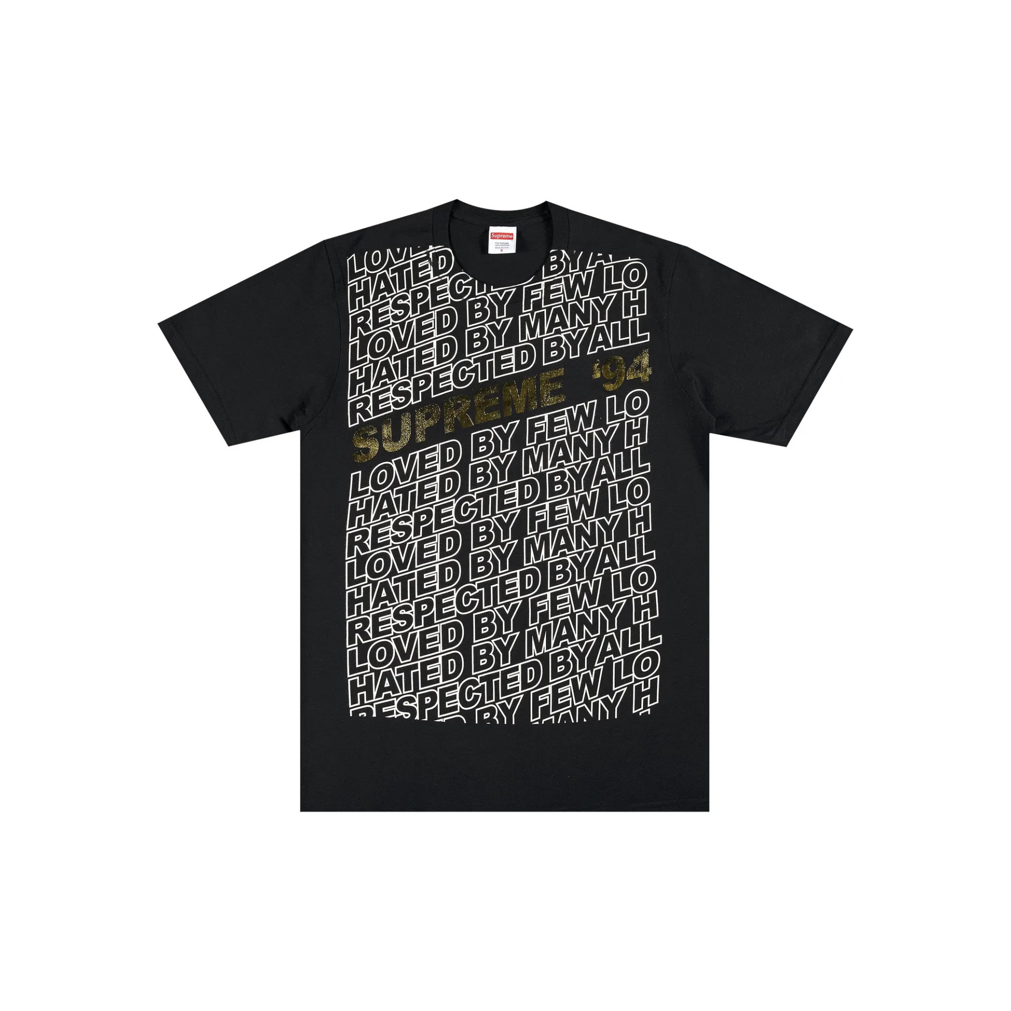 Supreme Respected Tee Black