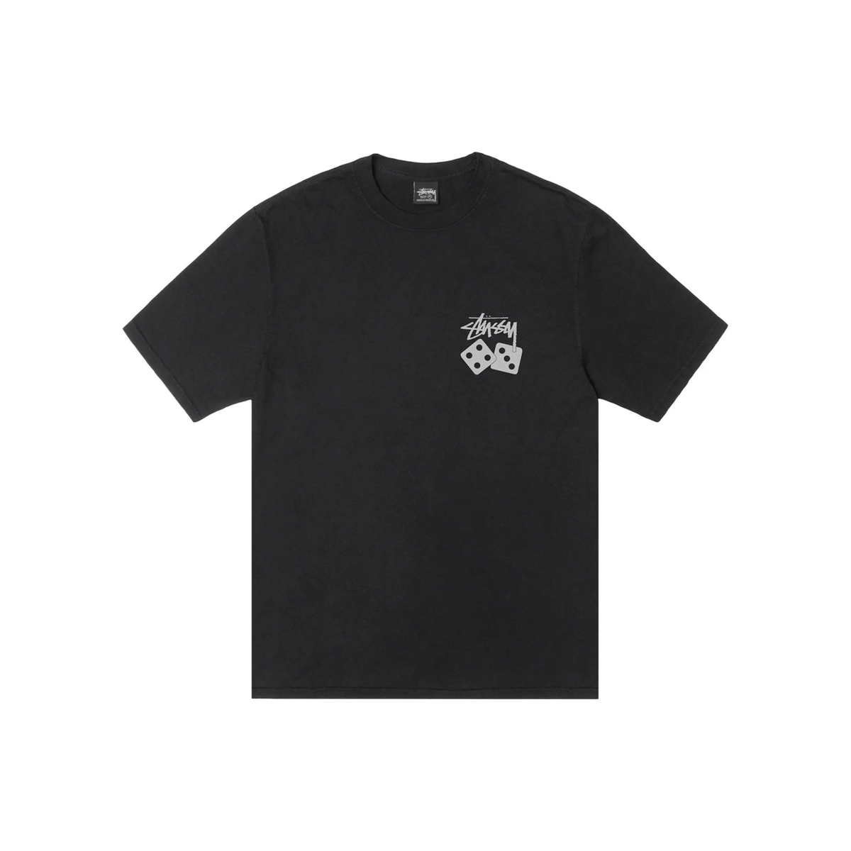 Stussy Dice Pigment Dyed Tee "Black"