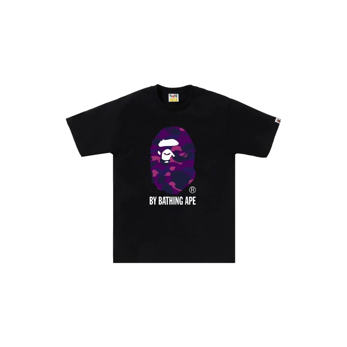 BAPE Color Camo By Bathing Ape Tee (Black/Purple)
