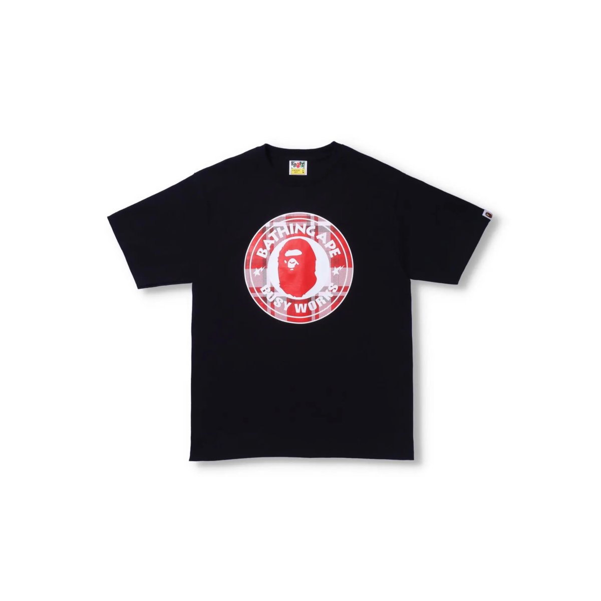 BAPE Check Gift Busy Works Tee (Black)