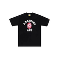BAPE ABC Camo College Tee (Black/Pink)