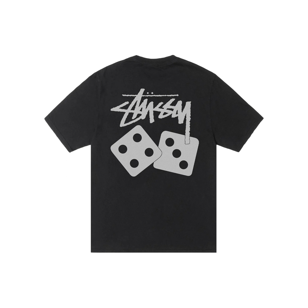 Stussy Dice Pigment Dyed Tee "Black"