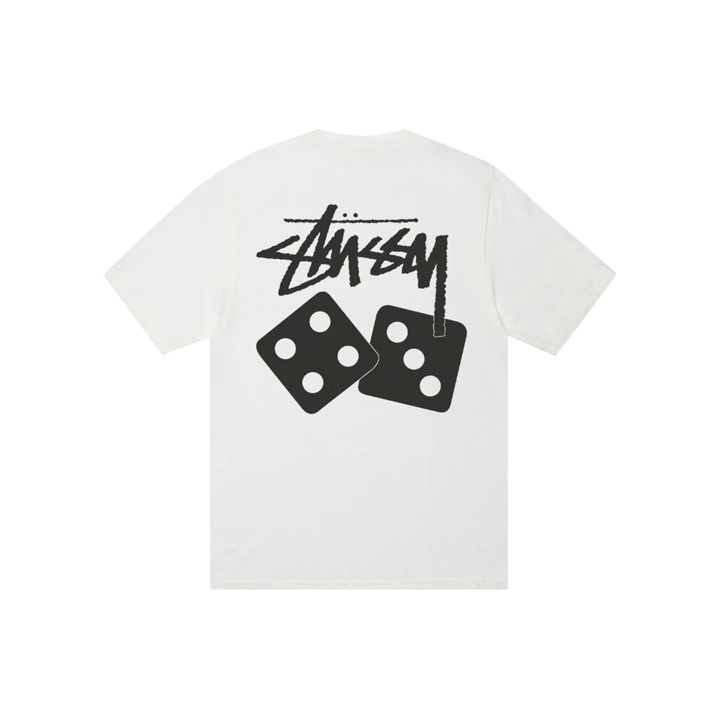 Stussy Dice Tee Pigment Dyed 'Natural'