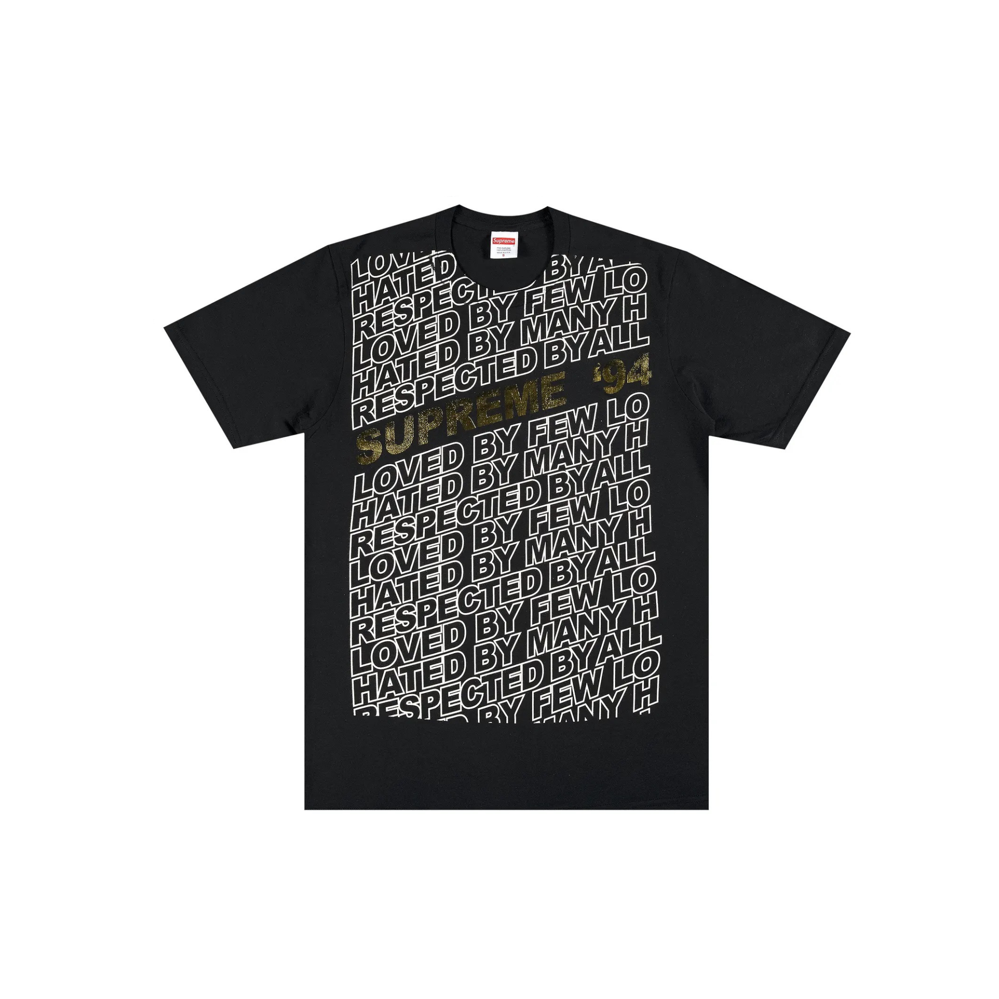 Supreme Respected Tee Black