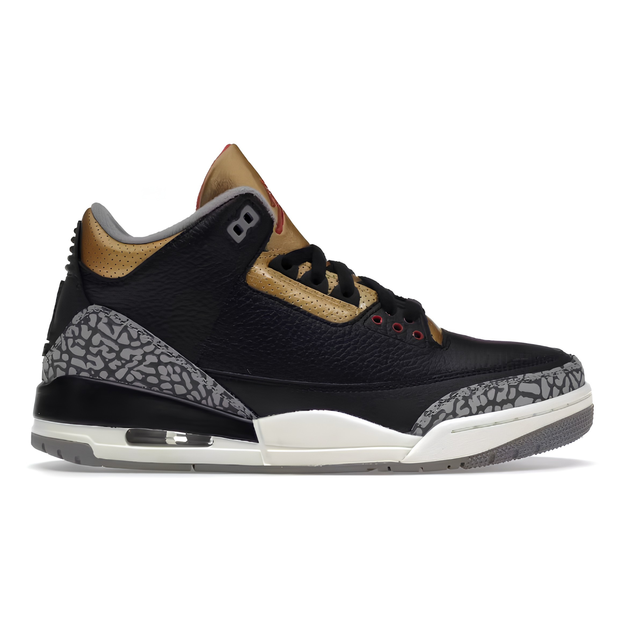 Jordan 3 Retro “Black Cement Gold” (Women’s)