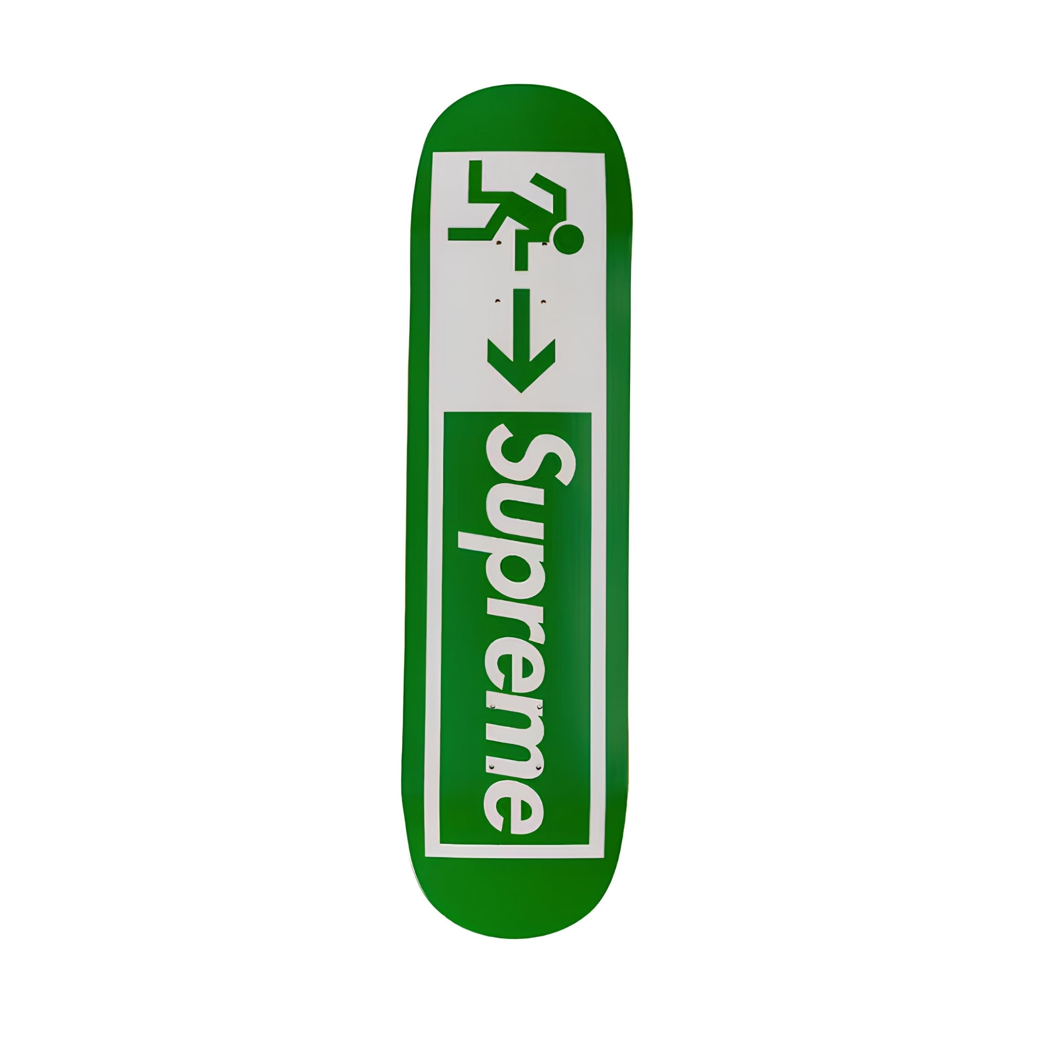 Supreme Exit Skateboard Deck "Green" (Displayed)