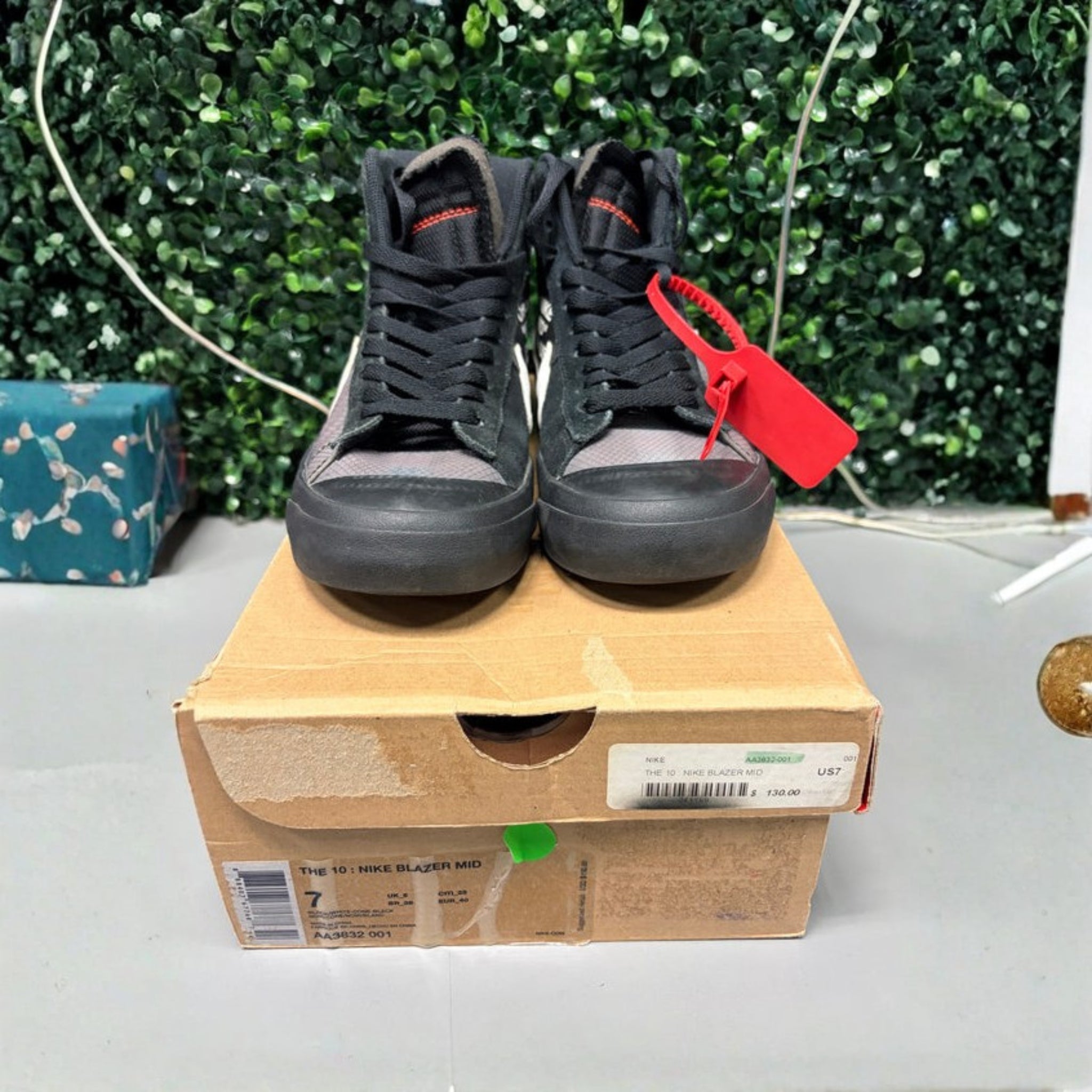 Nike Blazer Mid Off-White "Grim Reaper" Size 7 Preowned