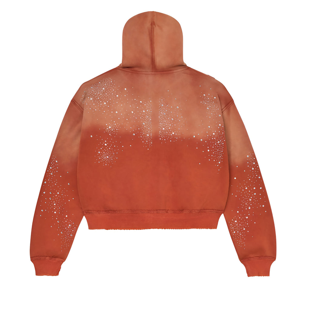 Vale Forever Classico Zip Up Hoodie Orange