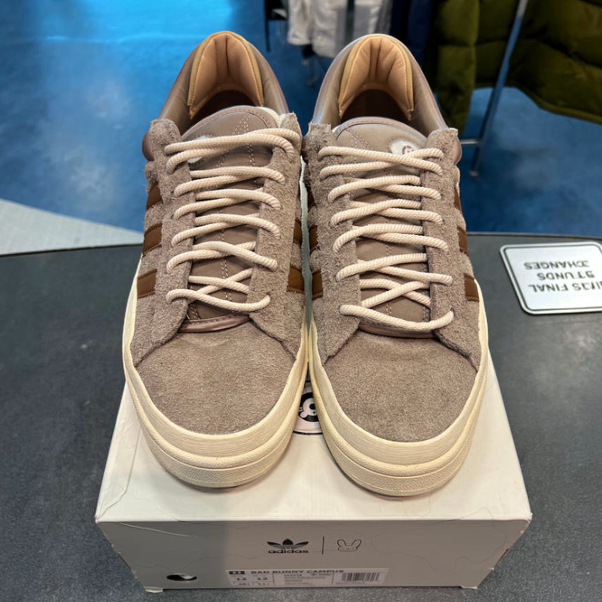 Adidas Campus Light "Bad Bunny Chalky Brown" size 12M Preowned - Hype World