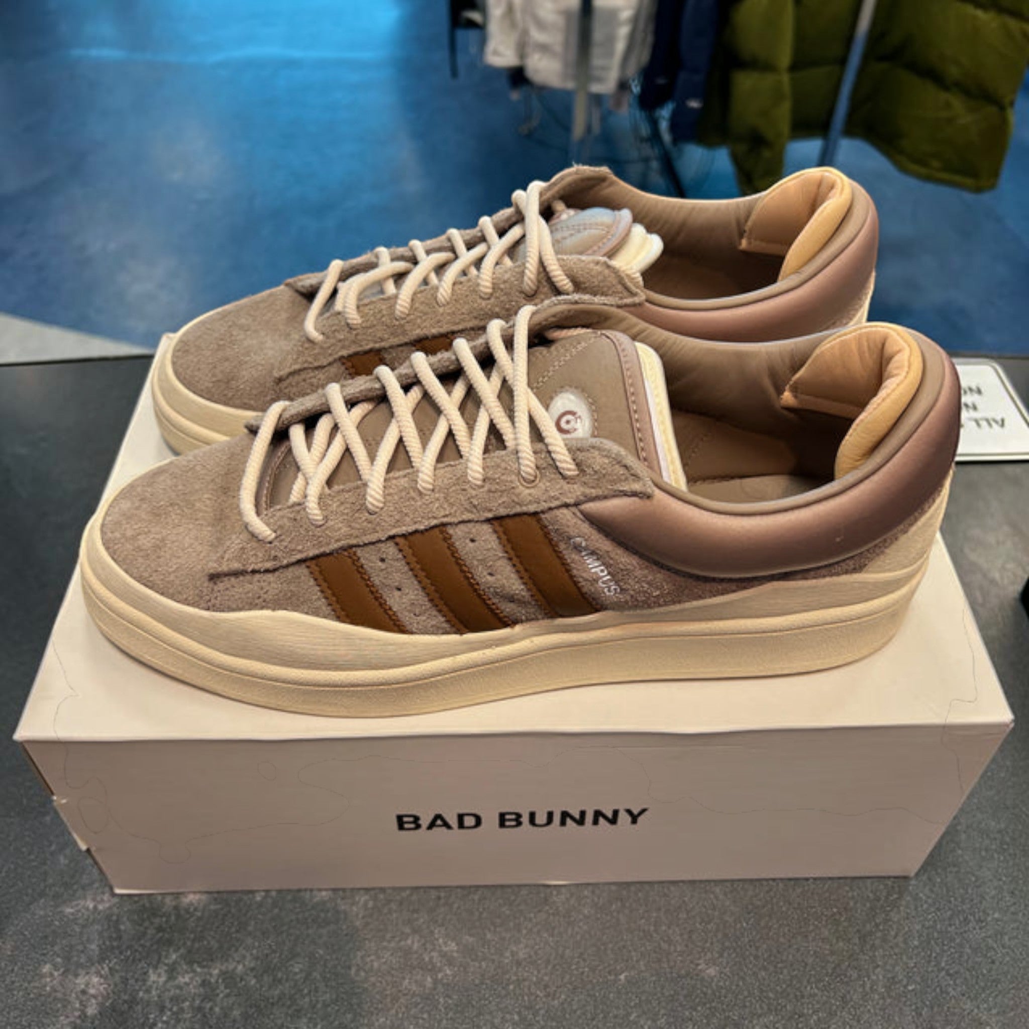 Adidas Campus Light "Bad Bunny Chalky Brown" size 12M Preowned - Hype World