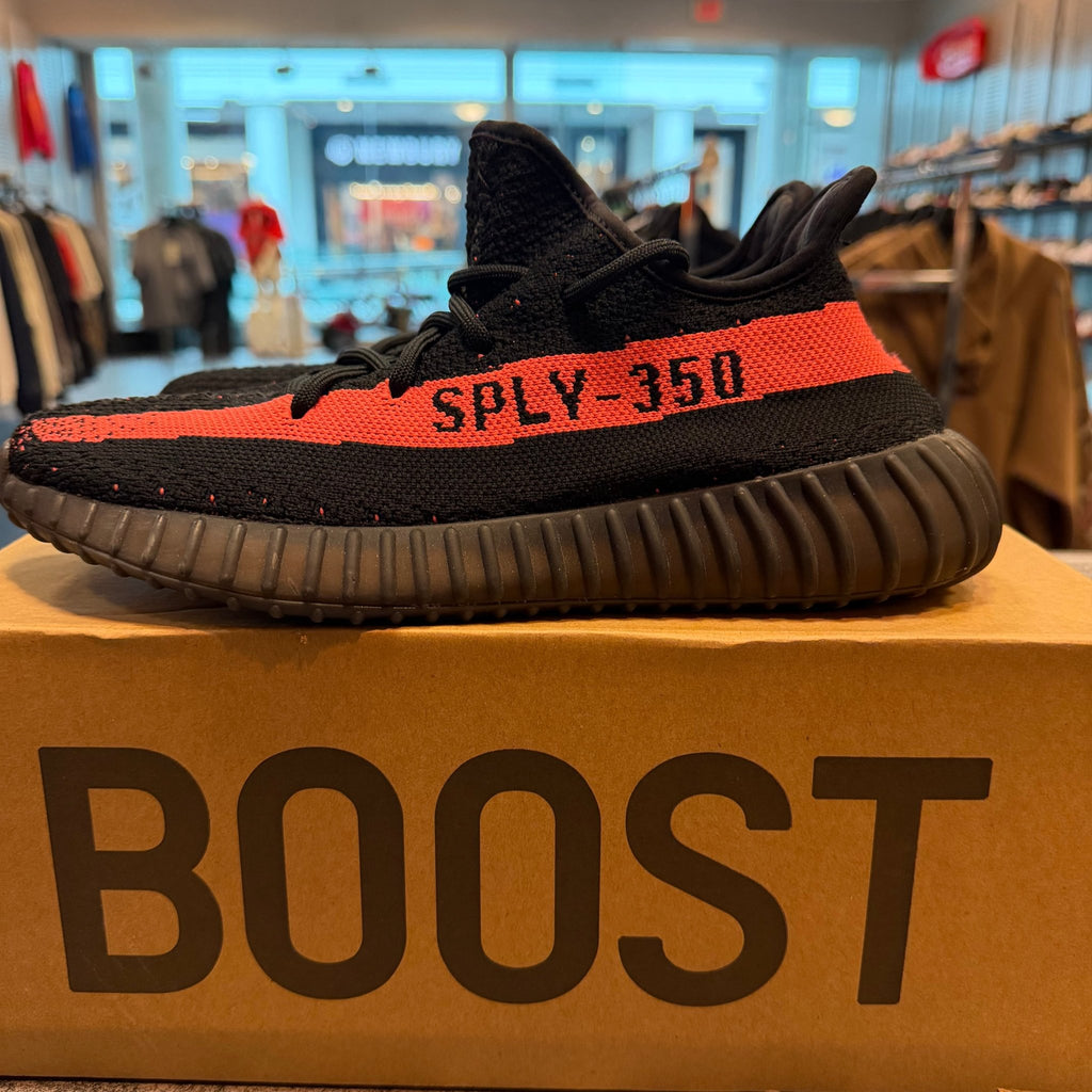 Adidas Yeezy Boost 350 V2 "Core Black Red" Size 7.5M Preowned - Hype World