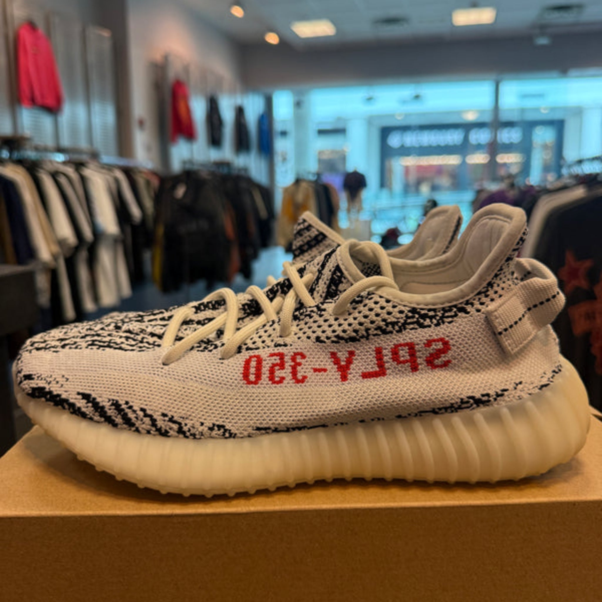 Adidas Yeezy Boost 350 V2 Zebra Size 7.5M Preowned - Hype World