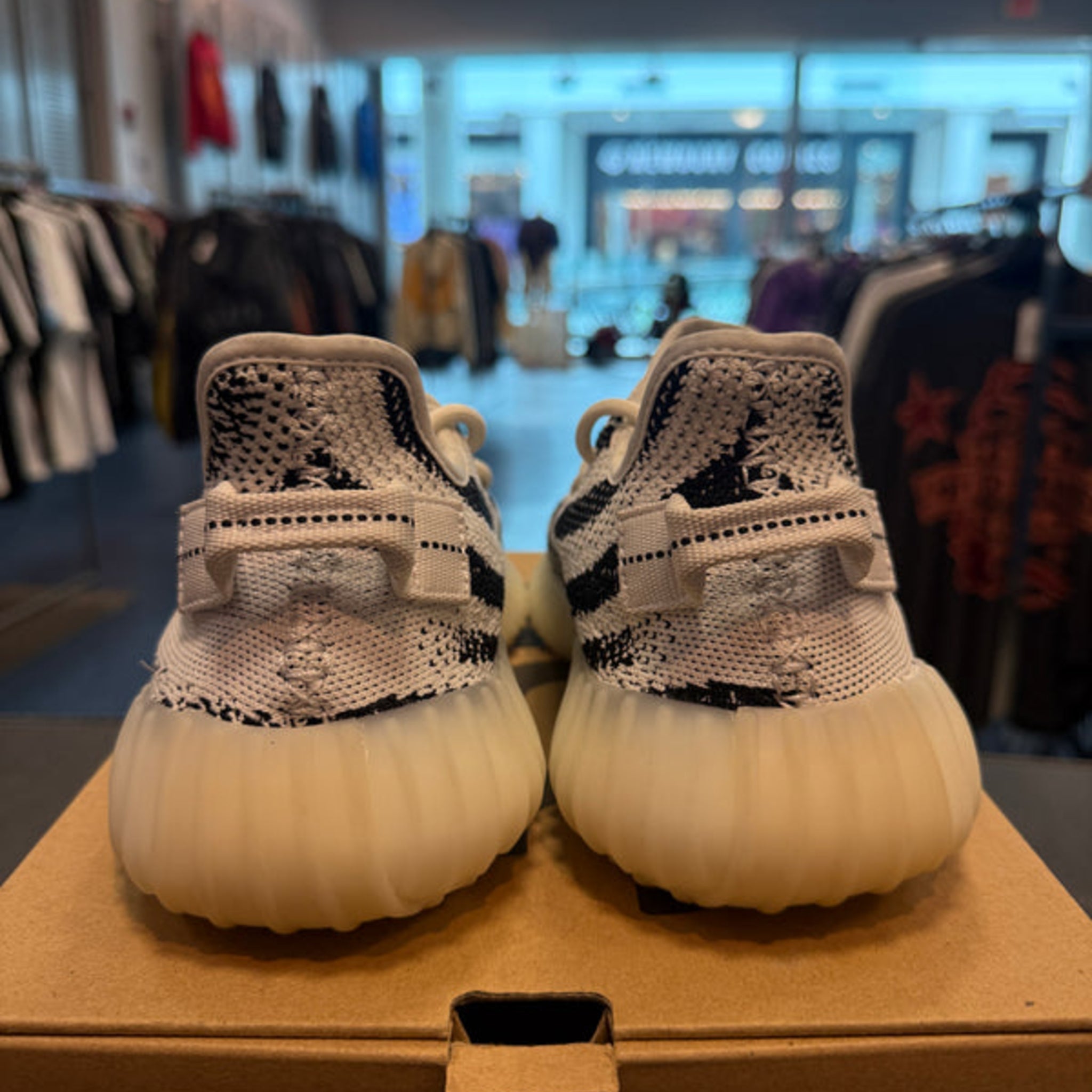 Adidas Yeezy Boost 350 V2 Zebra Size 7.5M Preowned - Hype World
