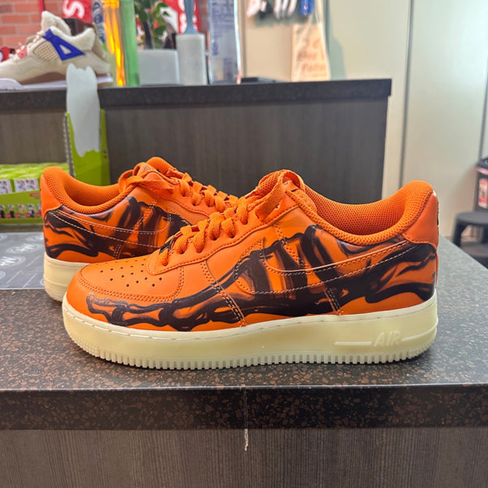 Air Force One "Orange Skeleton" Preowned No Box - Hype World