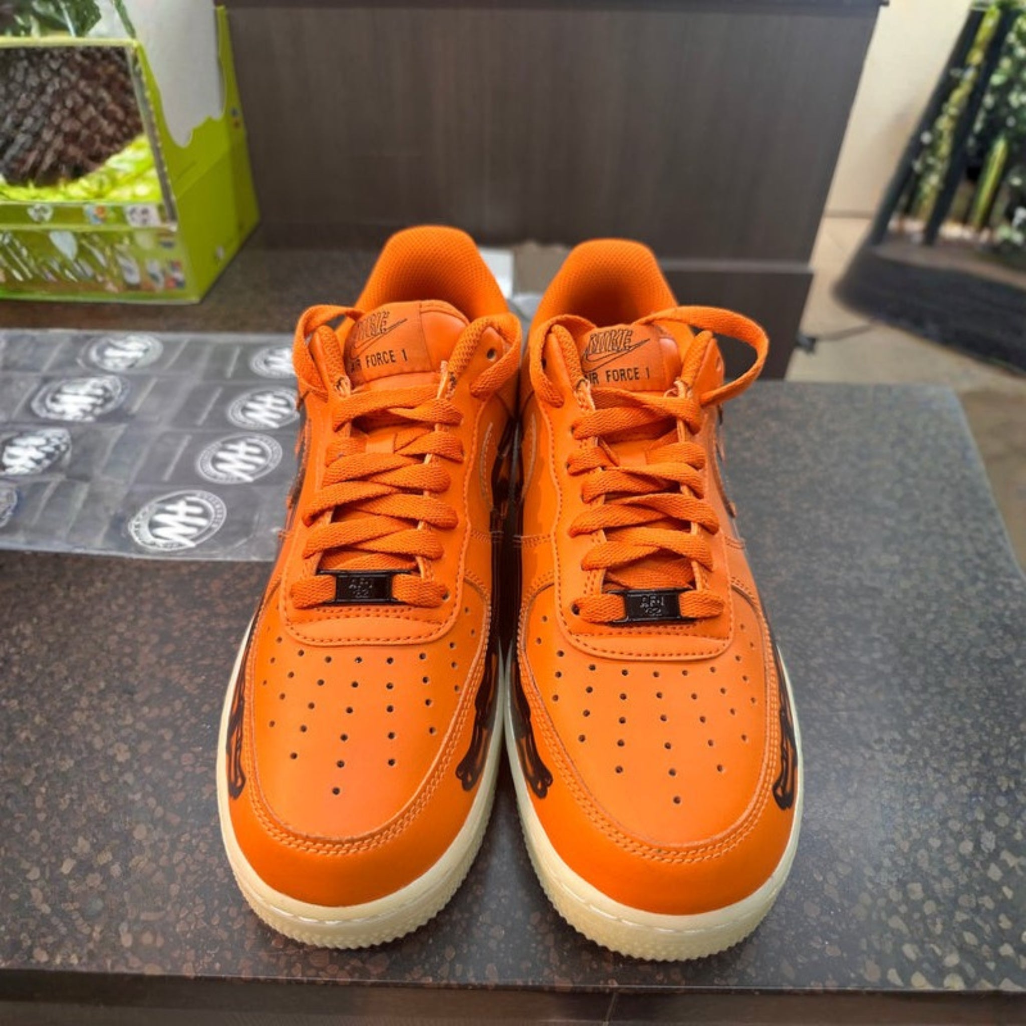 Air Force One "Orange Skeleton" Preowned No Box - Hype World