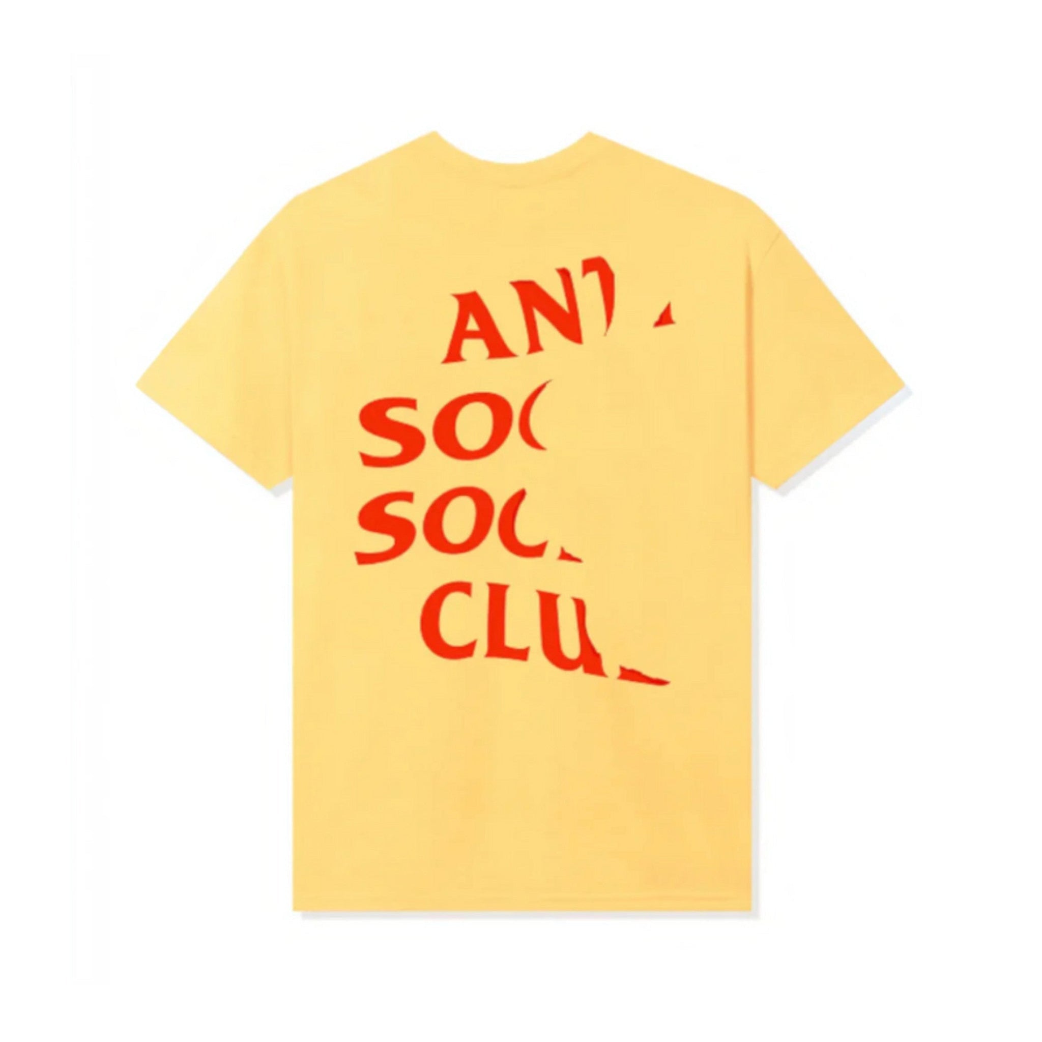 Anti Social Social Club A Piece Of Me T-shirt Yellow - Hype World