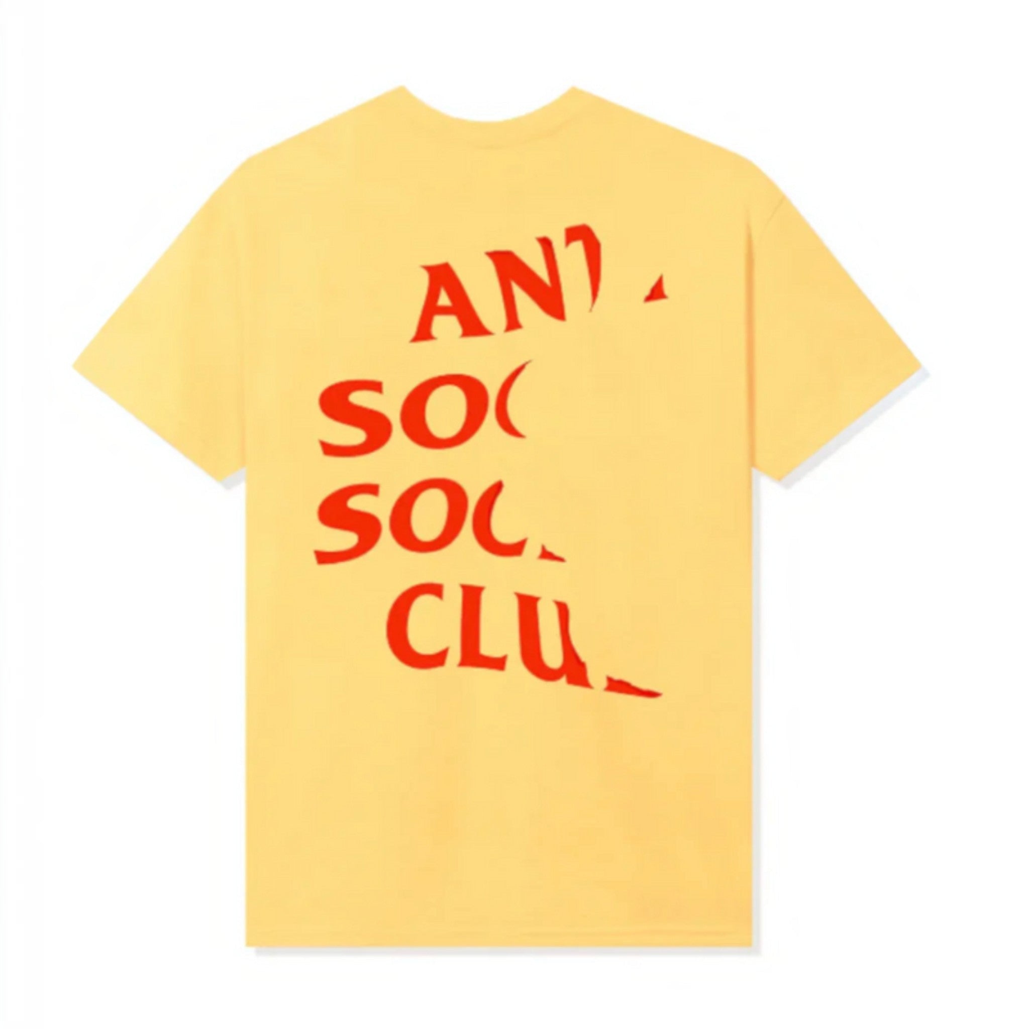 Anti Social Social Club A Piece Of Me T-shirt Yellow - Hype World