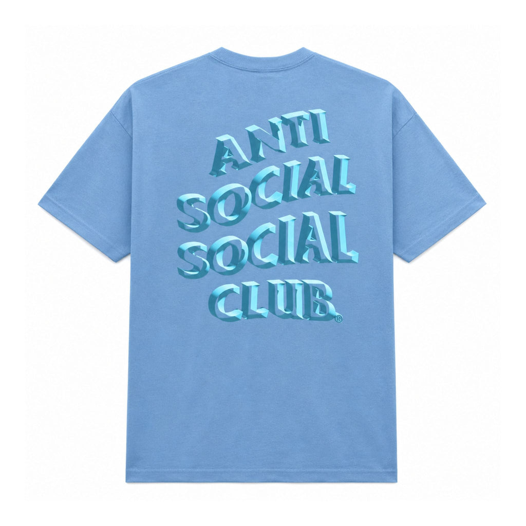 Anti Social Social Club Deeper Than Usual Tee "Aquatic Blue" - Hype World