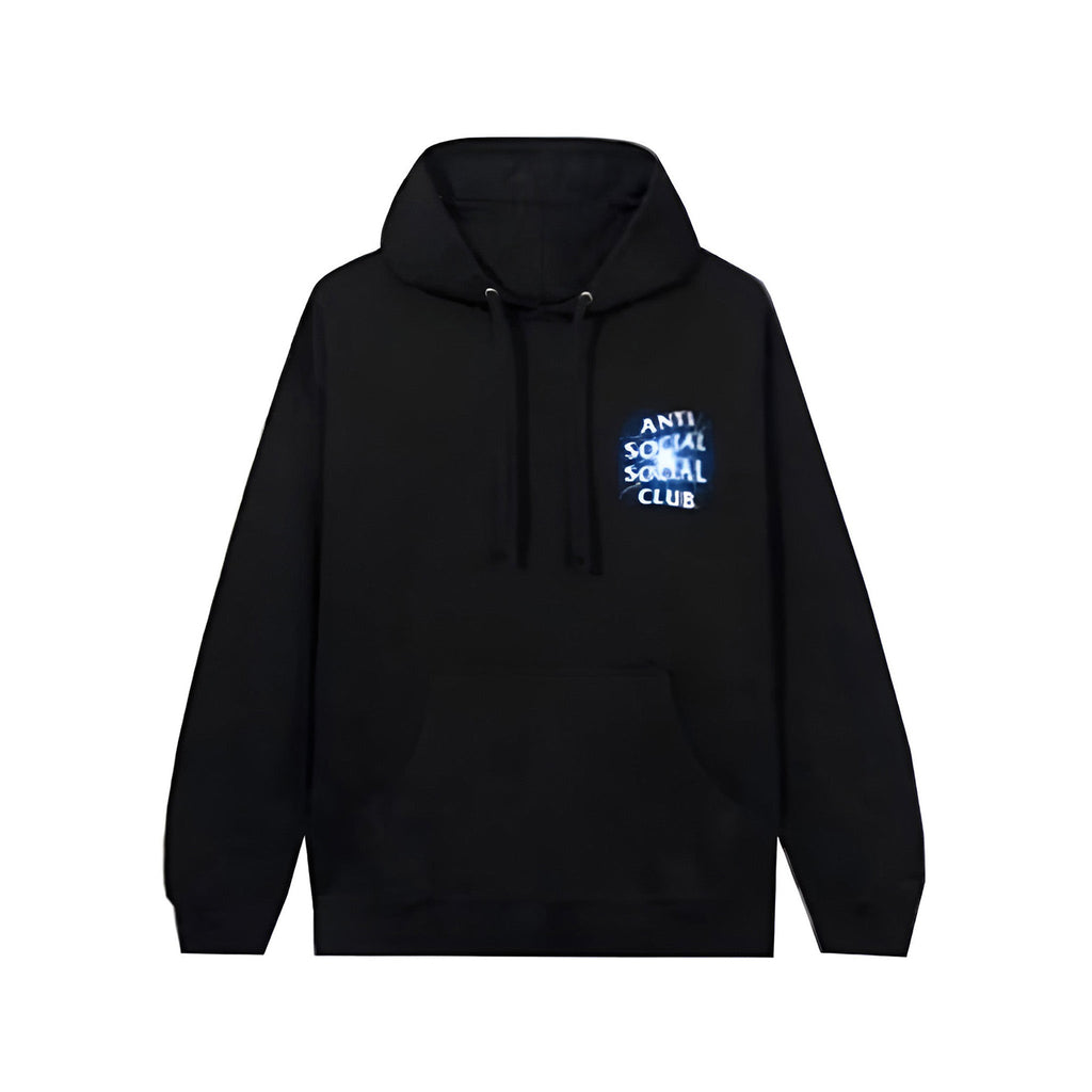Anti Social Social Club Glow In The Dark Pain Hoodie "Black/Blue" - Hype World