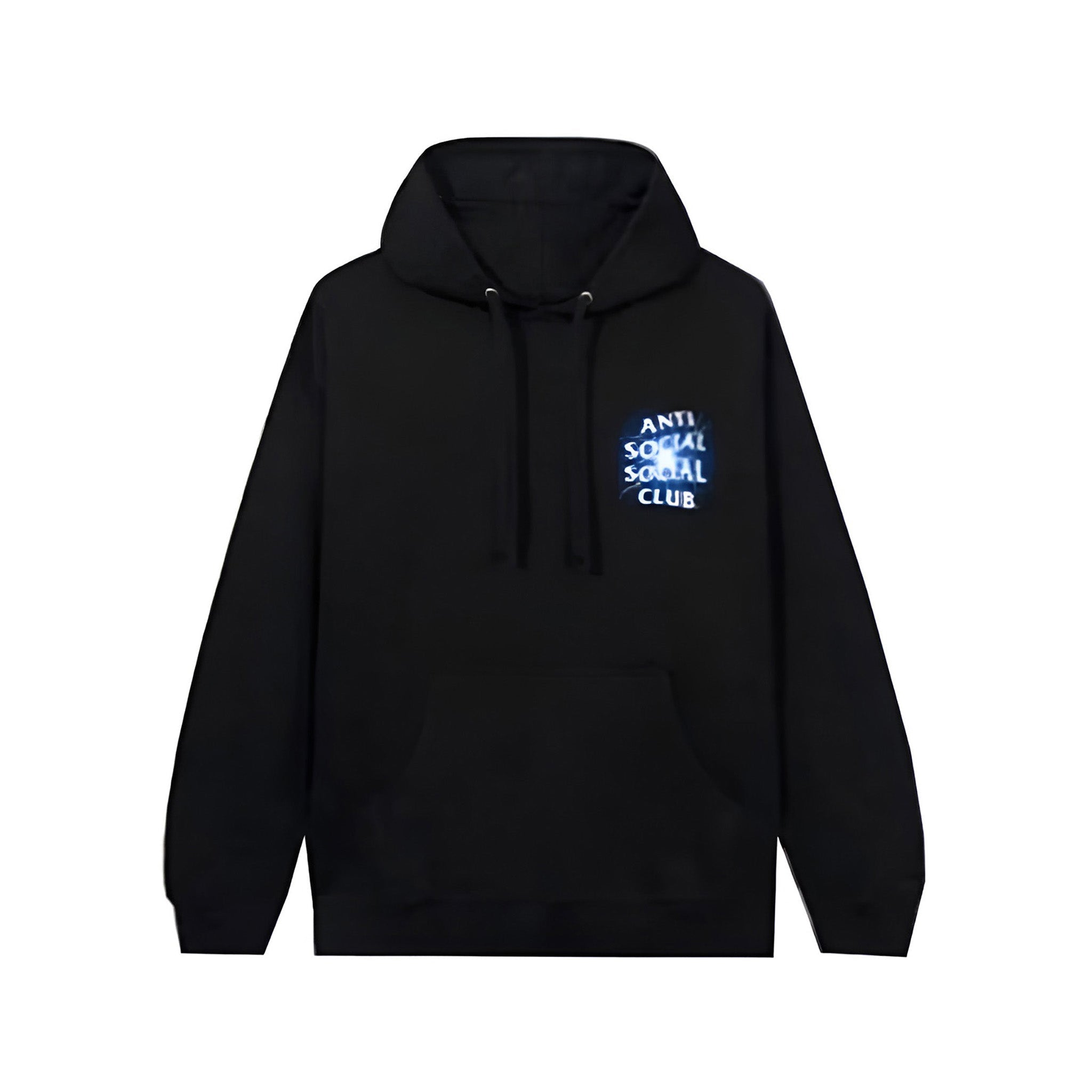 Anti Social Social Club Glow In The Dark Pain Hoodie "Black/Blue" - Hype World