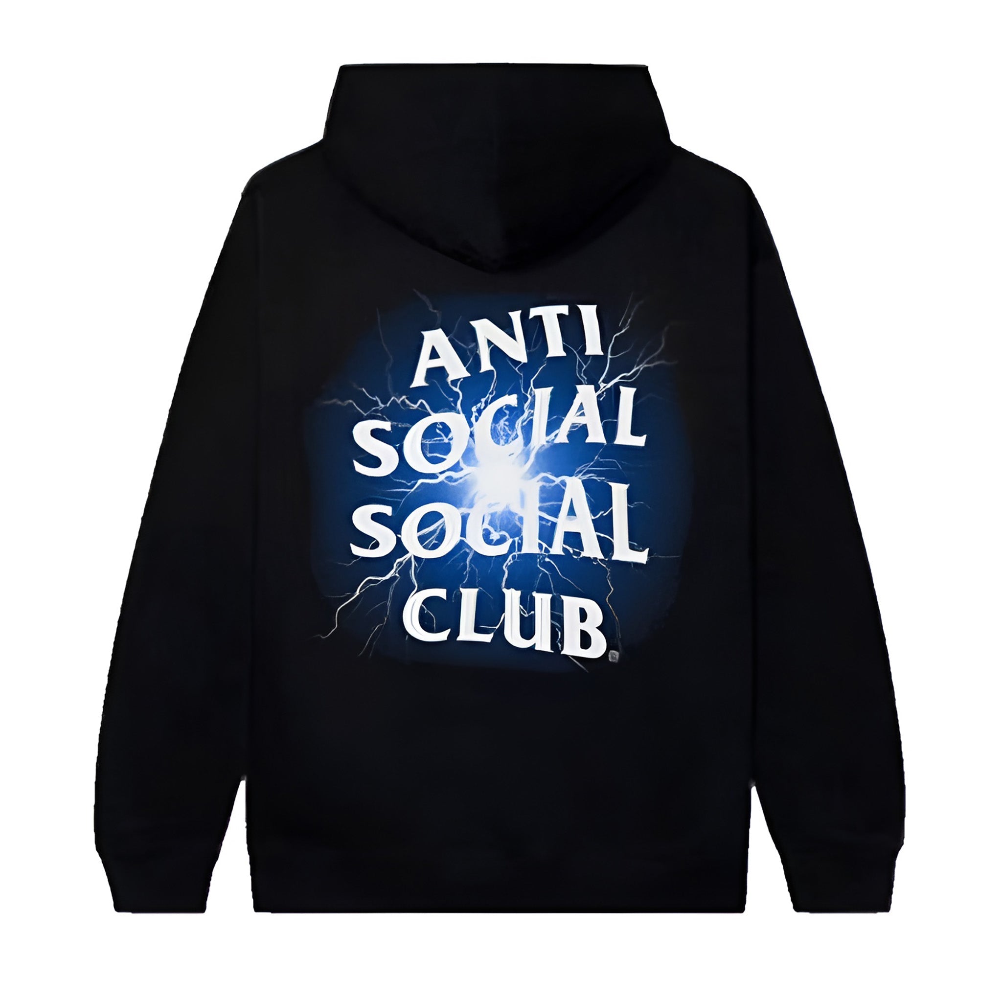 Anti Social Social Club Glow In The Dark Pain Hoodie "Black/Blue" - Hype World