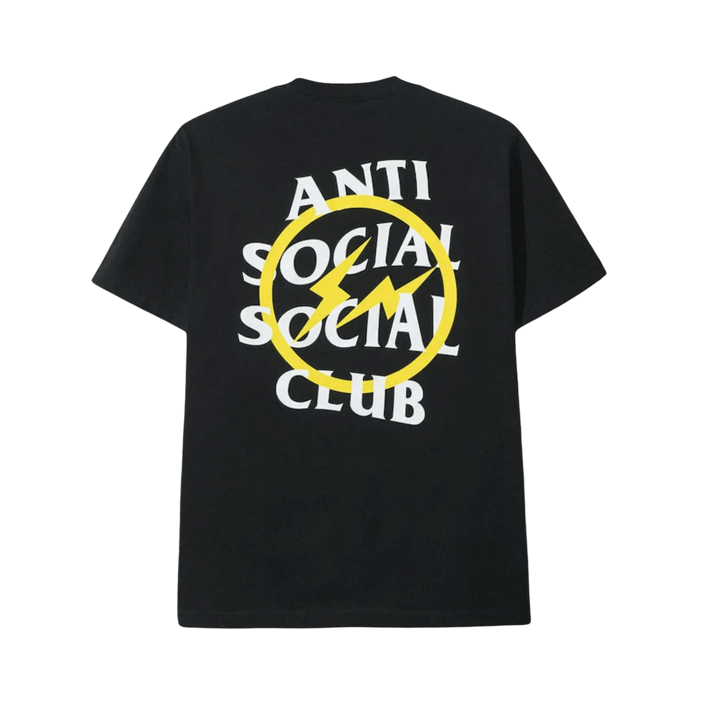 Antisocial X yellow fragment bolt T Shirt - Hype World