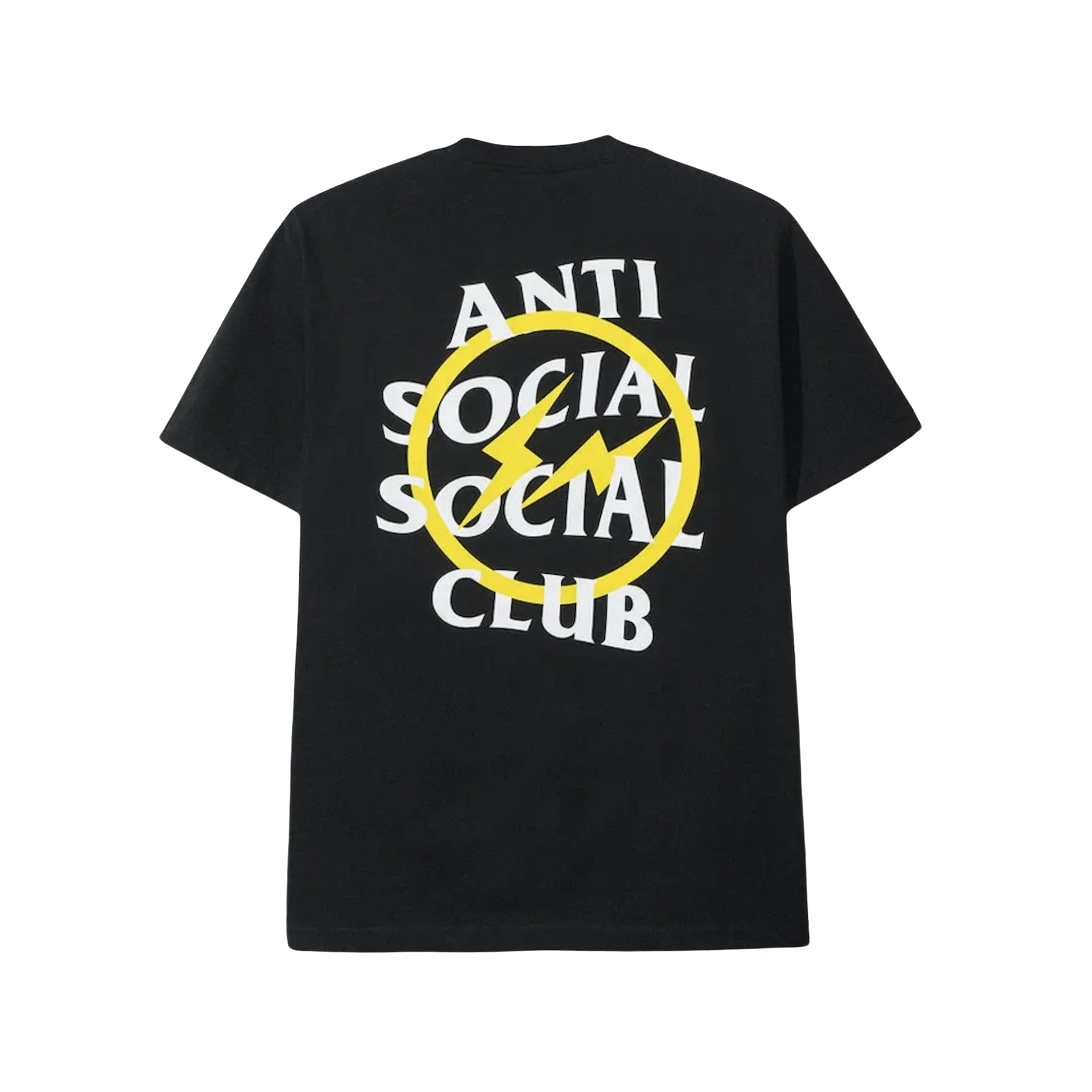 Antisocial X yellow fragment bolt T Shirt - Hype World