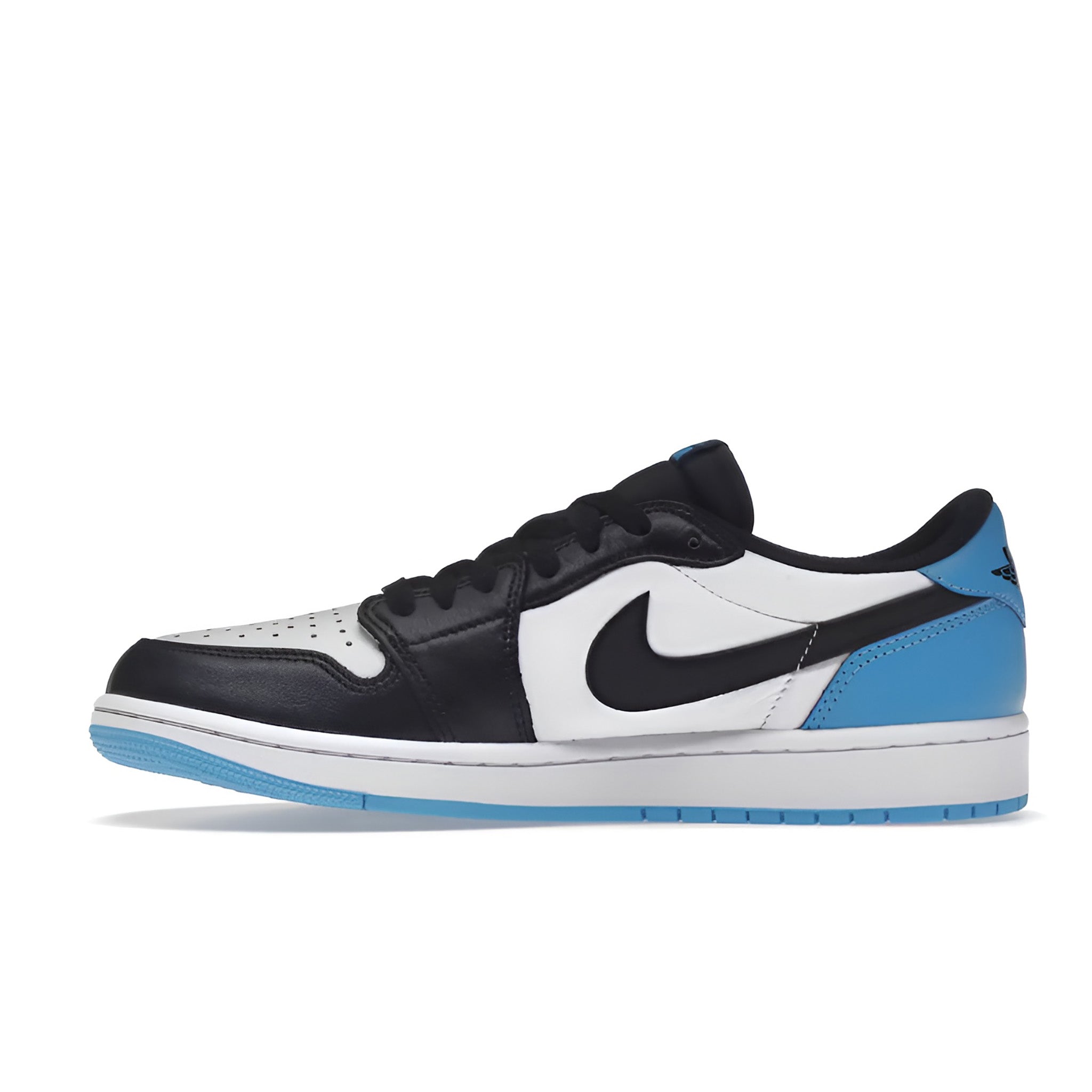 Jordan 1 Low "Black Dark Powder Blue"