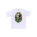 BAPE ABC Camo Big Ape Head Tee (White/Green) - Hype World