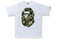 BAPE ABC Camo Big Ape Head Tee "White/Green" - Hype World