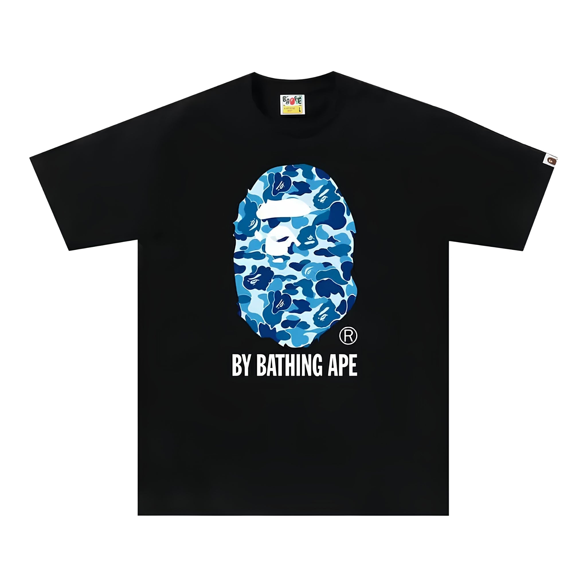 BAPE ABC Camo By Bathing Ape Tee 'Black/Blue' - Hype World