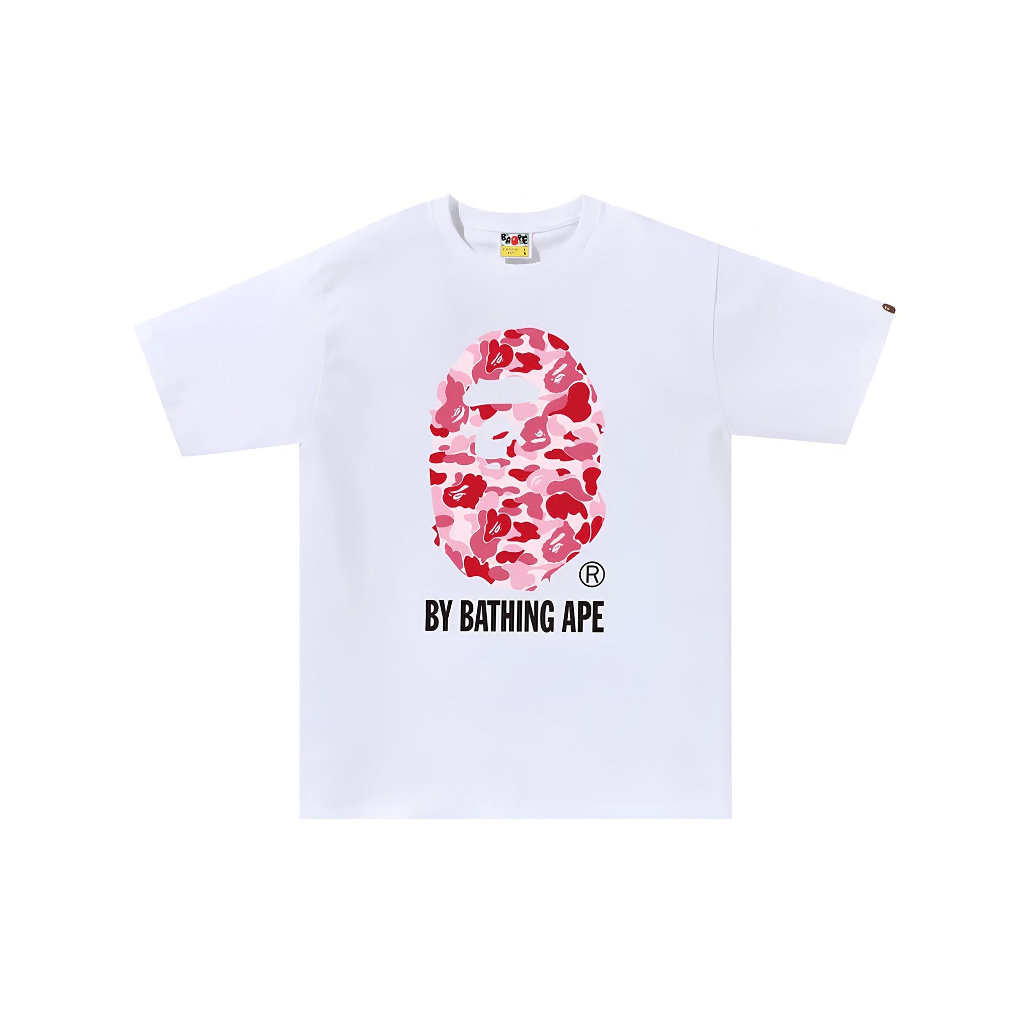 BAPE ABC Camo By Bathing Ape Tee 'White/Pink' - Hype World