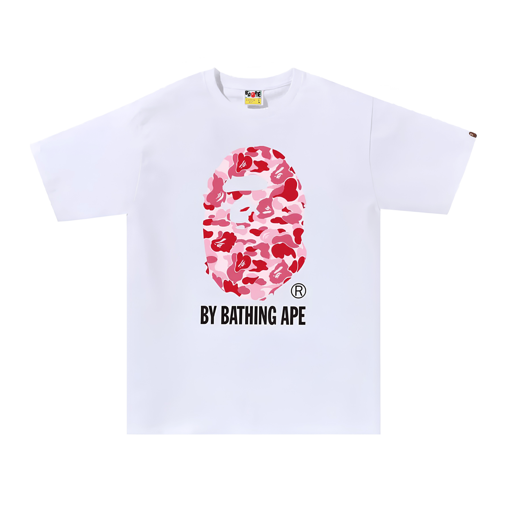BAPE ABC Camo By Bathing Ape Tee 'White/Pink' - Hype World