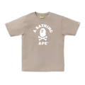 Bape Captain Ape Crossbone Tee (Beige) - Hype World