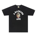 BAPE Check College Tee 'Black/Beige' - Hype World